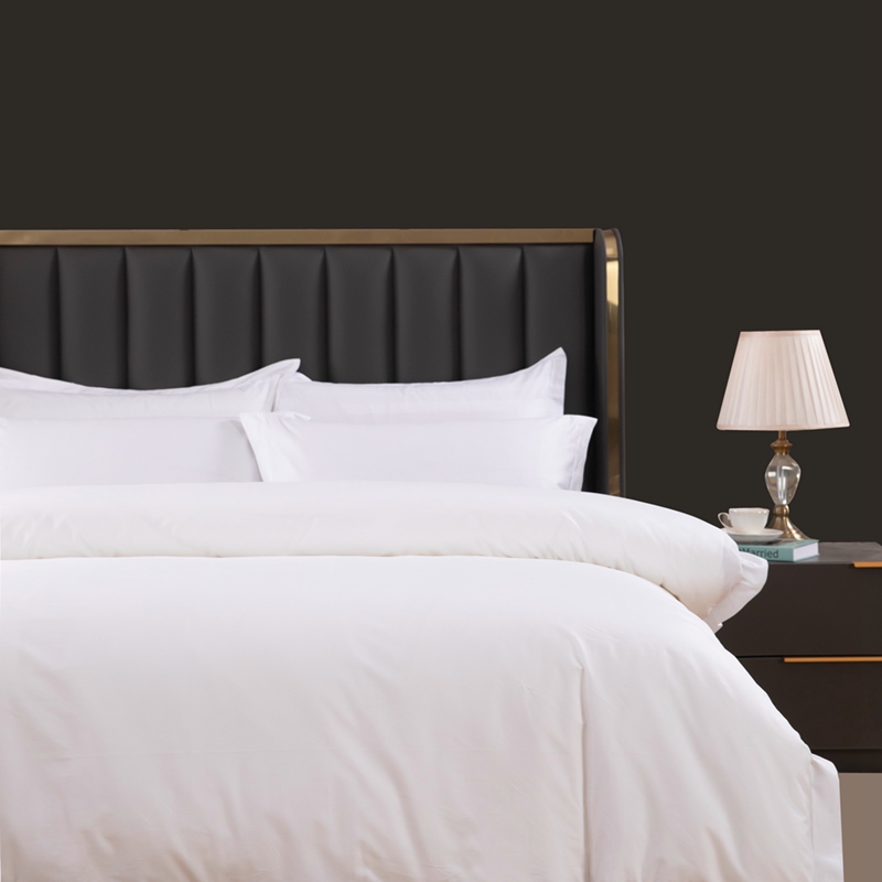 6080S 400TC 100% コットン サテン プレーン ホワイト ホテル寝具セット 6080S 400TC 100% コットン サテン プレーン ホワイト ホテル寝具セット