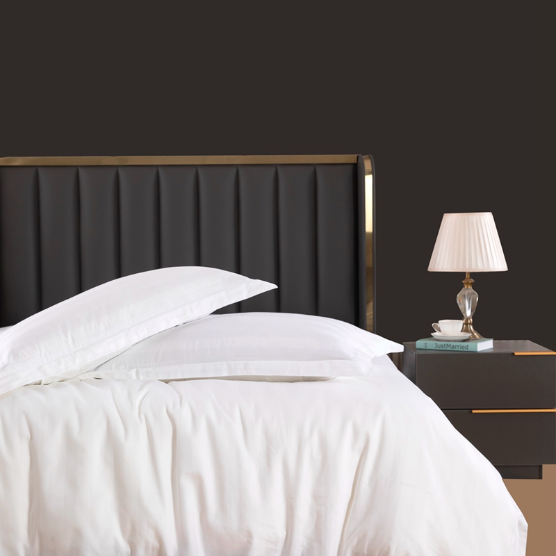 6080S 400TC 100% コットン サテン プレーン ホワイト ホテル寝具セット 6080S 400TC 100% コットン サテン プレーン ホワイト ホテル寝具セット