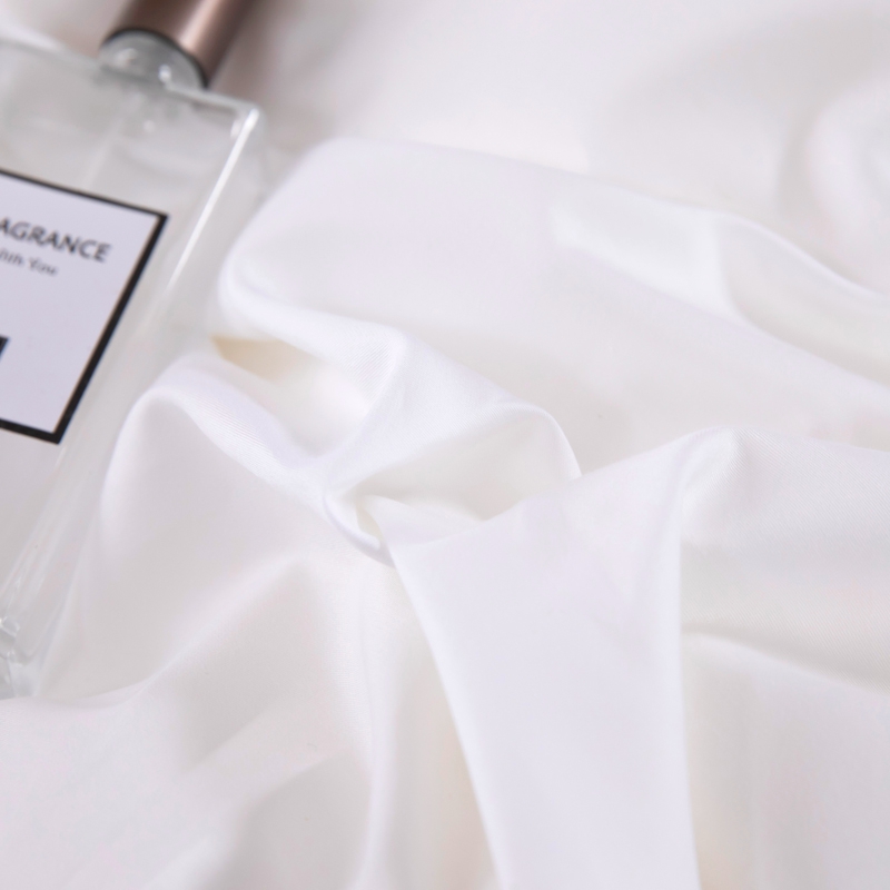 6080S 400TC 100% コットン サテン プレーン ホワイト ホテル寝具セット 6080S 400TC 100% コットン サテン プレーン ホワイト ホテル寝具セット