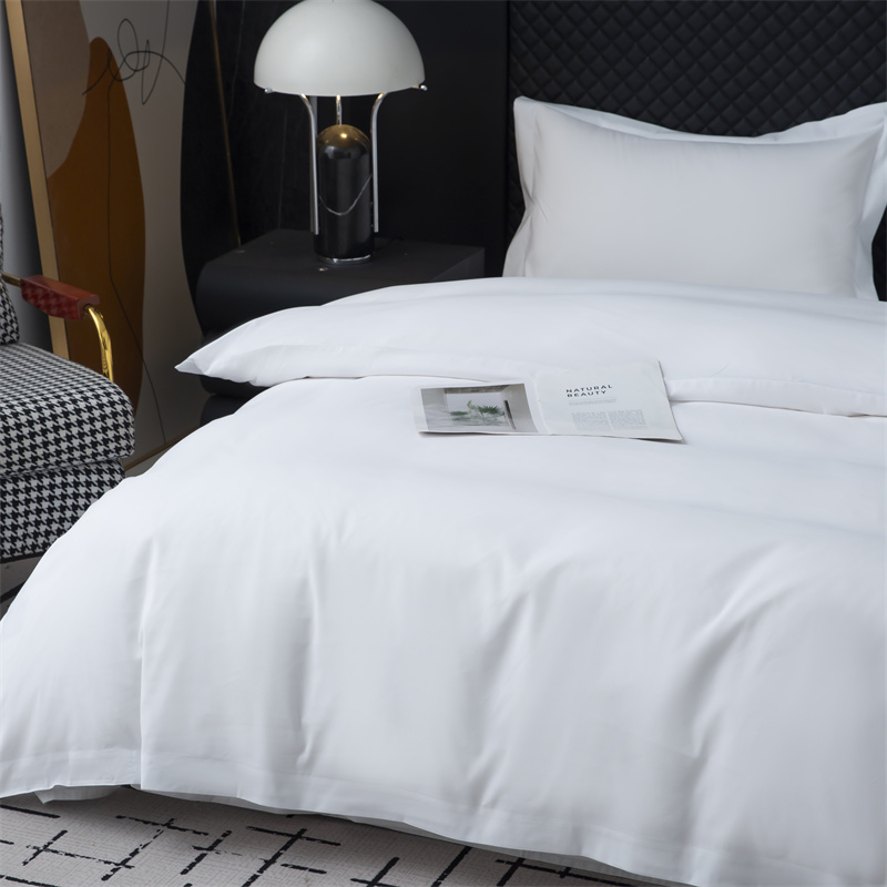 100% ポリエステル 135gsm エコノミー ホテル用の生地の寝具セット 100% ポリエステル 135gsm エコノミー ホテル用の生地の寝具セット