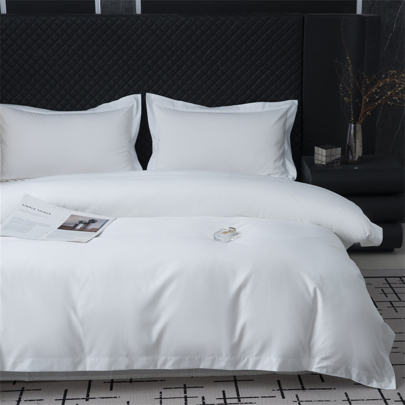 スター ホテル用の 50% 綿 50% ポリエステル 300TC 生地の寝具セット スター ホテル用の 50% 綿 50% ポリエステル 300TC 生地の寝具セット