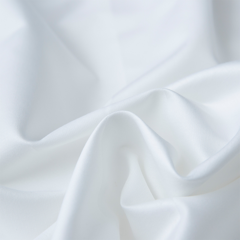 7cm サテン ストライプ プレーン ホワイト 750TC 5 つ星のホテルの寝具セットのための綿 100% 7cm サテン ストライプ プレーン ホワイト 750TC 5 つ星のホテルの寝具セットのための綿 100%