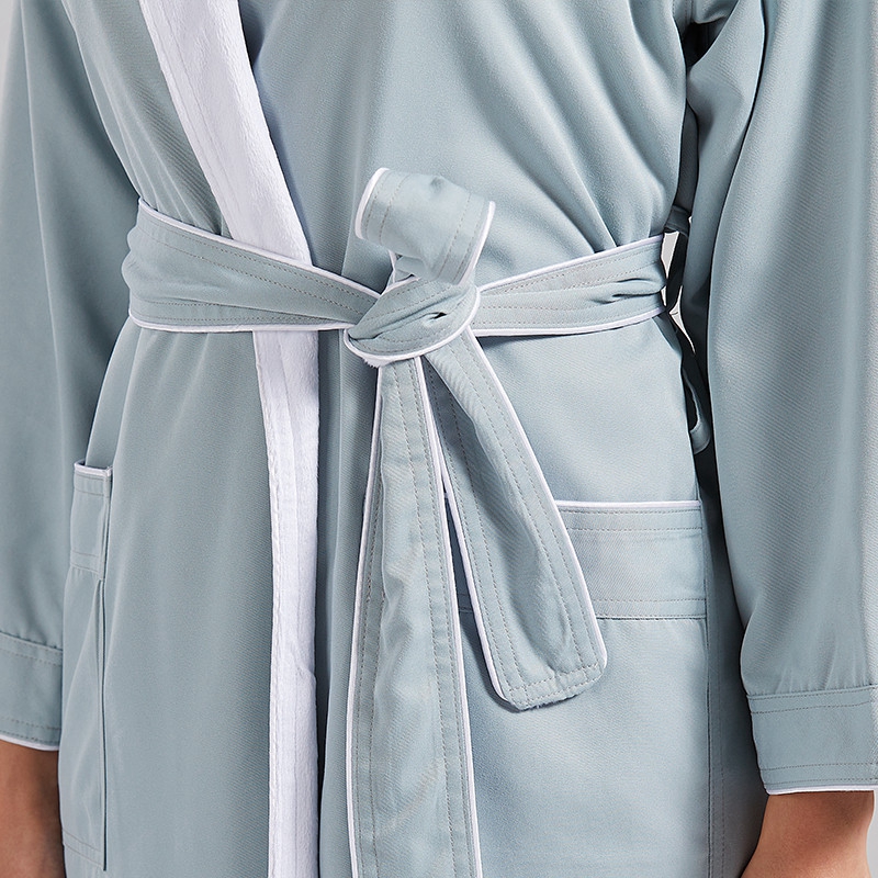 二層五つ星大人用ショールカラーホテルバスローブ 二層五つ星大人用ショールカラーホテルバスローブ