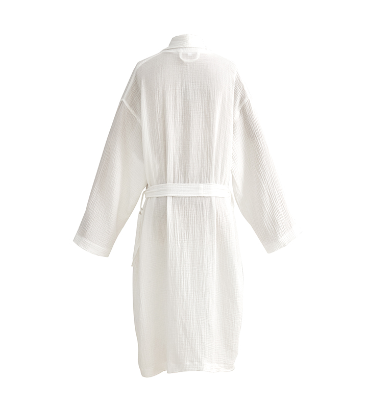 二層ガーゼ綿生地ショールカラーホテルバスローブ 二層ガーゼ綿生地ショールカラーホテルバスローブ