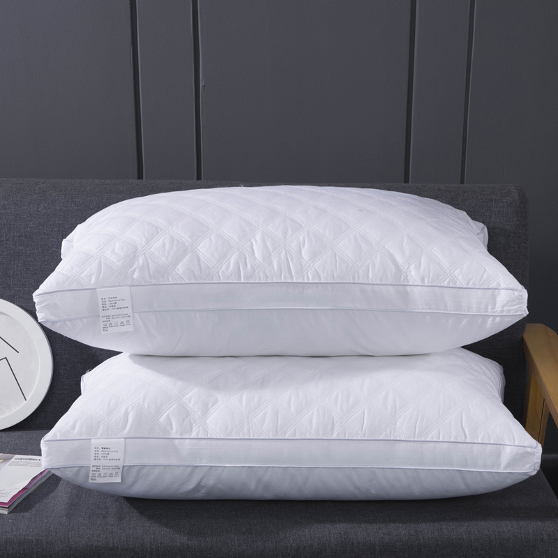 キルティング生地デザインマイクロファイバー充填枕、ジッパー付き キルティング生地デザインマイクロファイバー充填枕、ジッパー付き