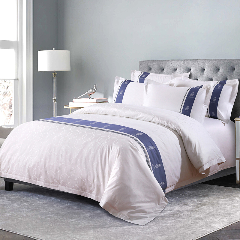 先染めカスタマイズロゴ綿100%寝具セット 先染めカスタマイズロゴ綿100%寝具セット